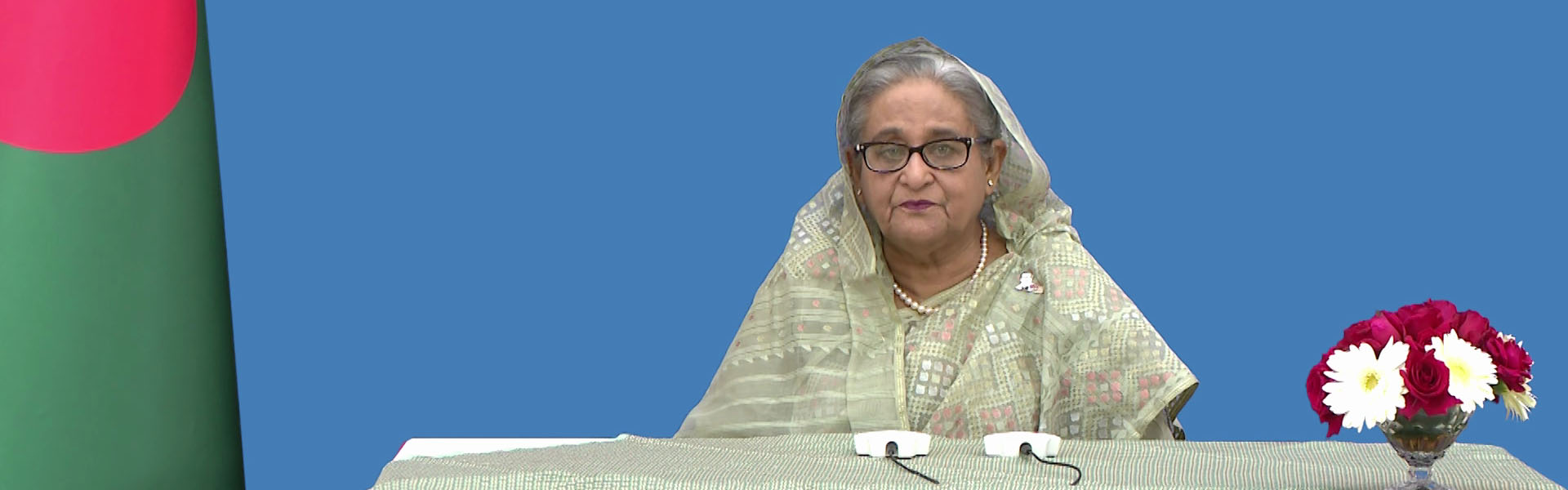 H.E. Sheikh Hasina, Hon’ble Prime Minister, Government of the People’s Republic of Bangladesh, delivered the video message at  'Maitri Diwas: 50th Anniversary of India – Bangladesh Diplomatic Relations', 6 December 2021.