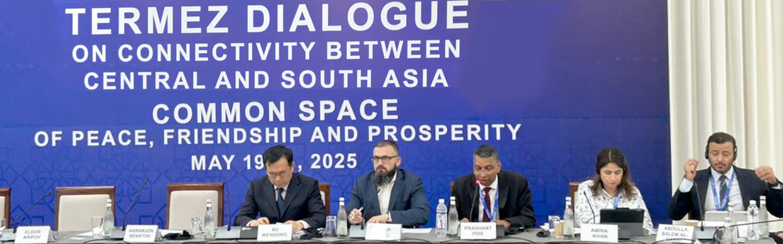 19-22 मई 2025 को टर्मेज़ वार्ता में आईसीडब्ल्यूए के डीडीजी, राजदूत प्रशांत पिसे की भागीदारी।
