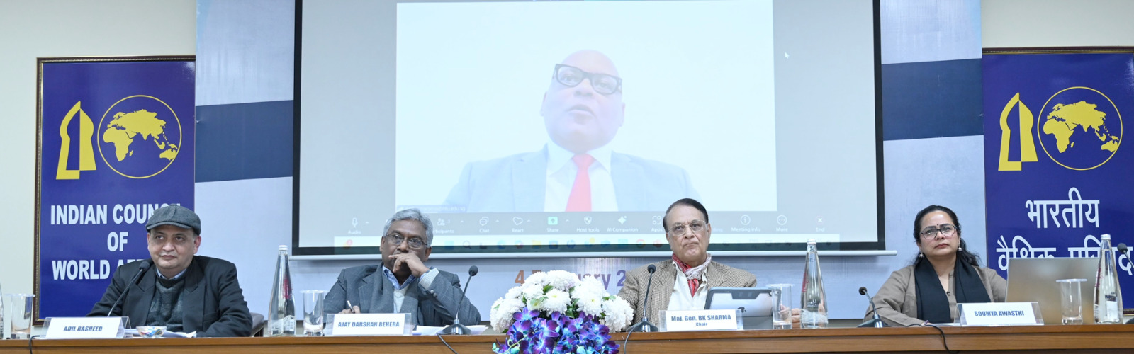 Panel Discussion on ‘Evolving Geographies of Terror: Regional Shifts, Hybrid Threats and the Rise of Tech-Enabled Warfare’, 4 February 2026